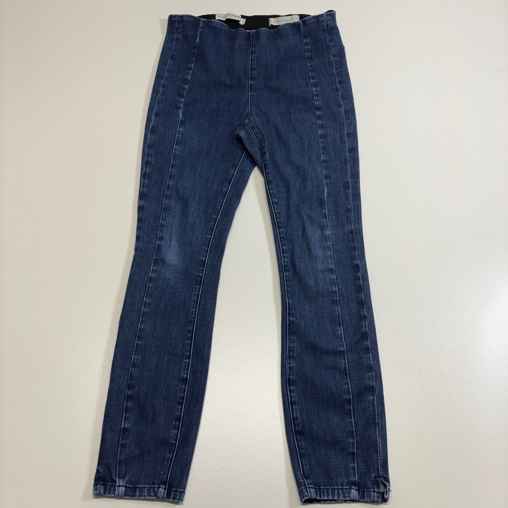 Pilcro Anthropologie Size 30 High Rise Denim Leggings Skinny Pull On Jeans